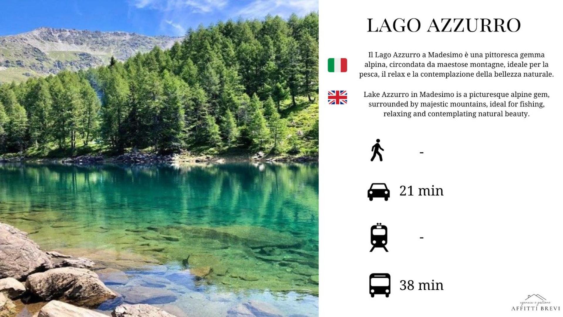 Appartamento Fondo Valle a 1 minuto dalle piste Мадезимо Экстерьер фото